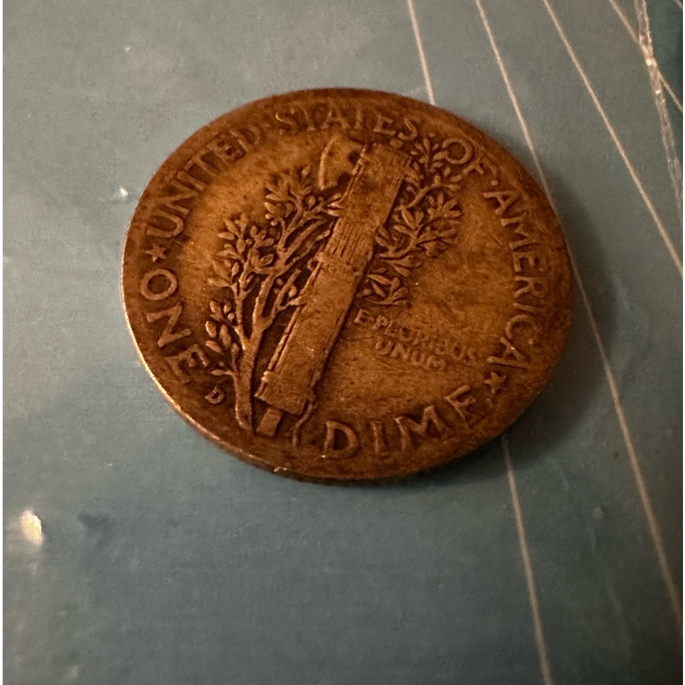 1941 silver mercury dime